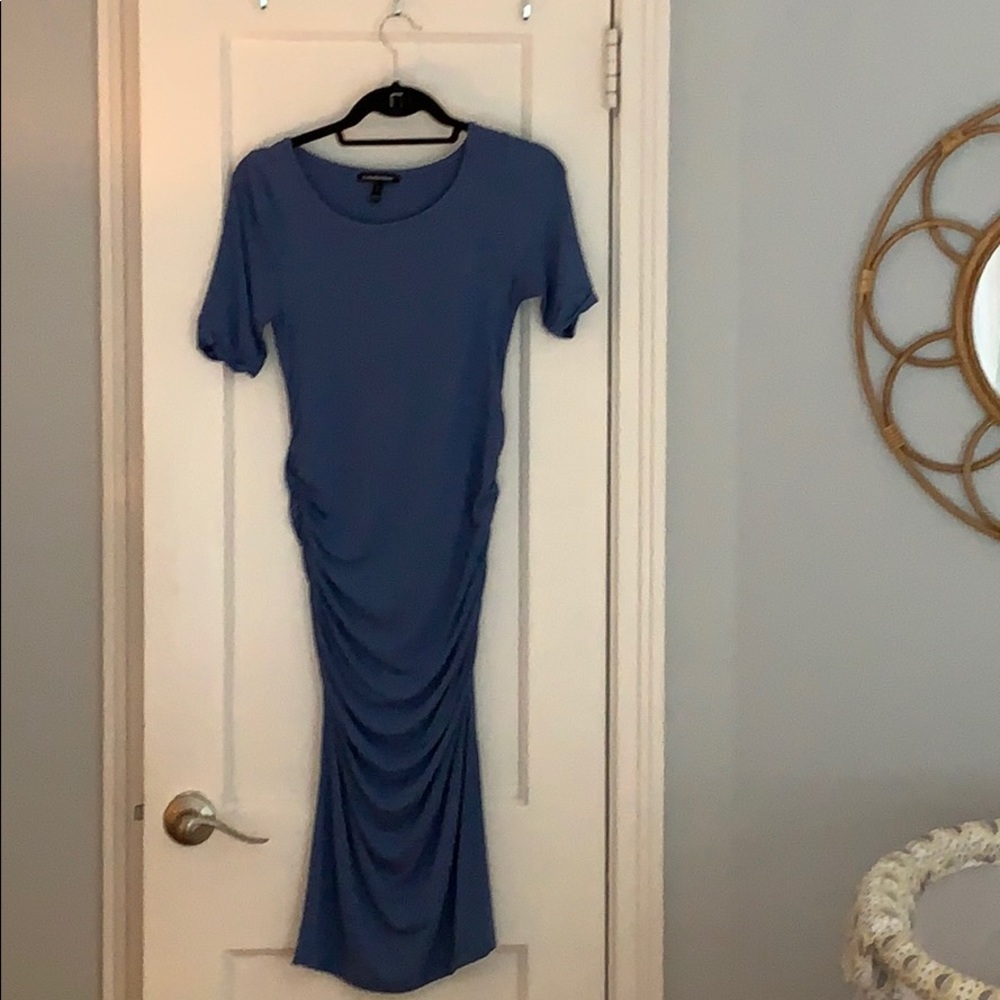 Isabella Oliver ruched T-shirt maternity dress